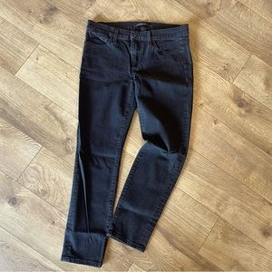 Joes black straight ankle jeans size 29